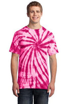 Pink Unisex Tie-Dye Tee