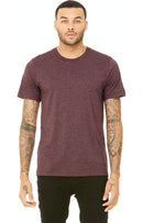 Heather Maroon Bella + Canva Unisex CVC T-Shirt