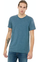 Heather Deep Teal Bella + Canva Unisex Heather CVC T-Shirt