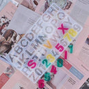 Number and Letter Silicone Mold