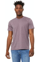 Heather Purple Bella + Canva Unisex Heather CVC T-Shirt