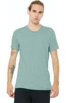 Heather Dusty Blue Bella + Canva Unisex Heather CVC T-Shirt