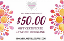 Gift Certificate - $50.00