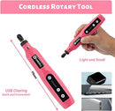 Mini Pink Cordless Rotary Tool - Mini Drill and Sander