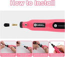Mini Pink Cordless Rotary Tool - Mini Drill and Sander