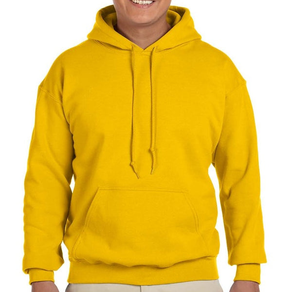 Heavy Blend 8 Oz. 50/50 Hooded Sweatshirt (G185) - Gold, XX-Large - View #7
