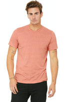 Heather Sunset Bella + Canva Unisex CVC T-Shirt