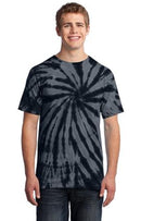 Black Unisex Tie-Dye Tee