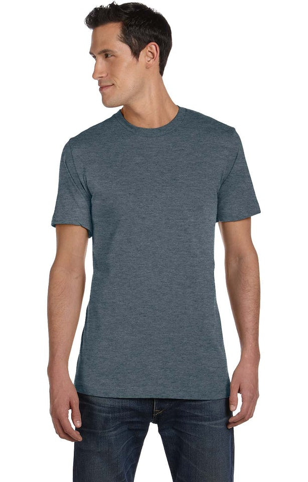 Heather Slate Bella + Canva Unisex CVC T-Shirt