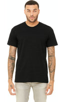 Heather Black Bella + Canva Unisex CVC T-Shirt