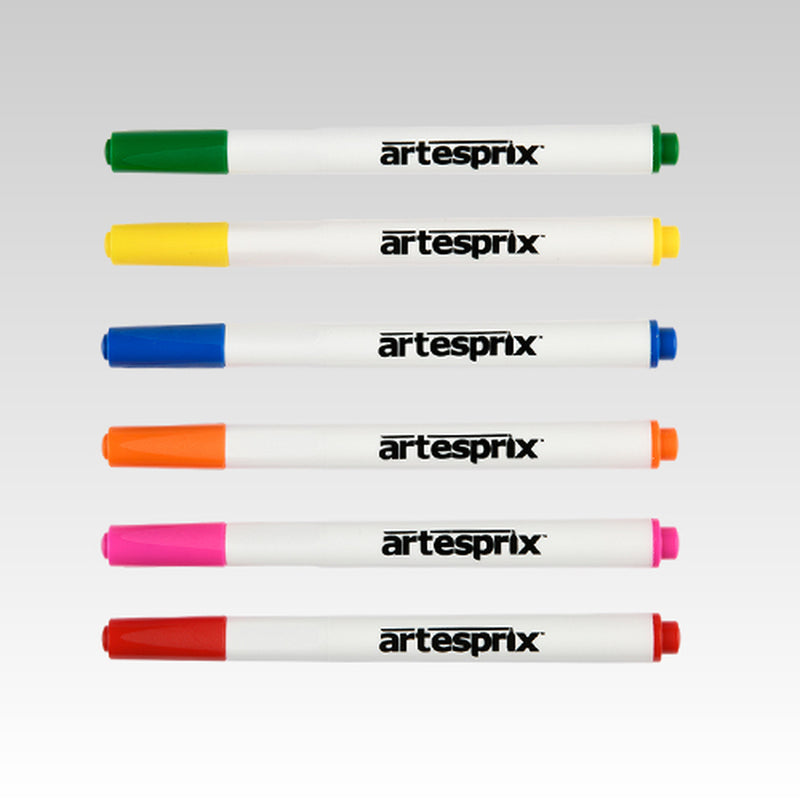 Artesprix Sublimation Markers - Chisel-Tip, Set of 10 Pastel Colors 