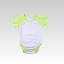 Sublimation Baby Raglans Size 0-3 Months