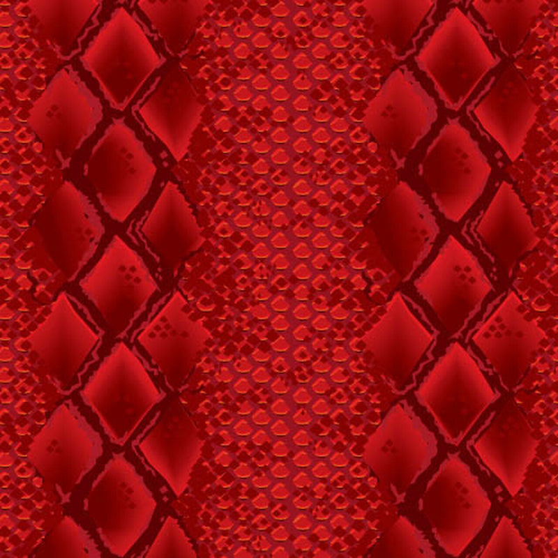Red Snake Skin Wallpaper