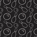 Patterned Heat Transfer Vinyl - Bowling Balls
