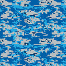 Patterned Heat Transfer Vinyl - Blue Digi Camo