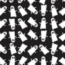 Ghosts on Black Permanent Vinyl Permanent Vinyl / Printed Permanent Vinyl