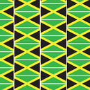 Jamaican Flags Pattern Permanent Vinyl / Permanent Vinyl / Printed Permanent Vinyl