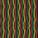 Rasta Beads Pattern Permanent Vinyl / Permanent Vinyl / Printed Permanent Vinyl