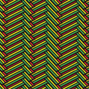 Printed Pattern Heat Transfer Vinyl - Woven Rasta