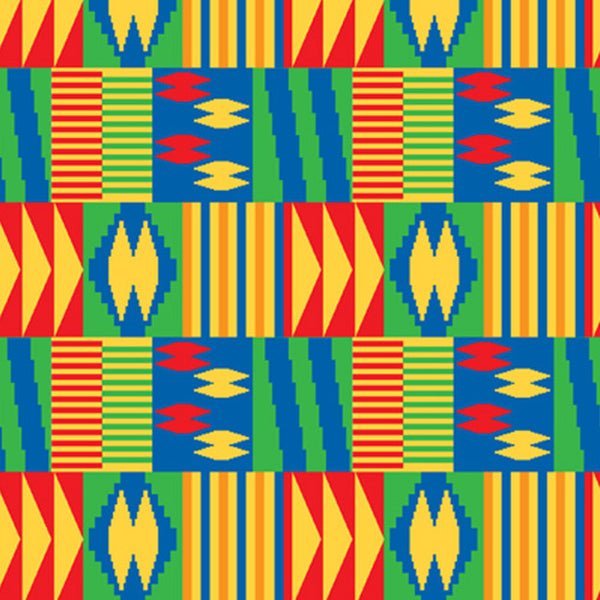 Regal African Kente Cloth Pattern Permanent Vinyl / Permanent Vinyl / regal-african-kente-cloth-pattern-permanent-vinyl-permanent-vinyl