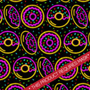 Printed Pattern Heat Transfer Vinyl - Neon Donuts