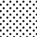 Printed Pattern Heat Transfer Vinyl - White & Black Polka Dots