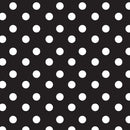 Patterned Heat Transfer Vinyl - Black and White Polka Dots Custom