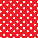 Red and White Polka Dots Permanent Vinyl / Printed Adhesive Vinyl / Pattern Permanent Vinyl