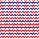 Red White Blue Chevron 12" Pattern Heat Transfer Vinyl / Siser Easy Patterns / Printed HTV