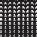 Skulls and Crossbones 12" Pattern Heat Transfer Vinyl / Siser Easy Patterns / Printed HTV / Custom Patterns