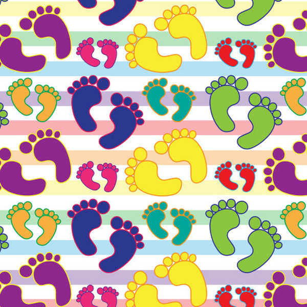 Baby Feet Purple - HTV Pattern
