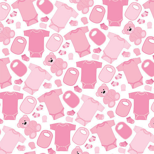 Printed Pattern Heat Transfer Vinyl - Baby Girl