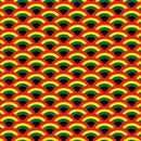 Multi Arch Rasta 12" Pattern Heat Transfer Vinyl / Siser Easy Patterns / Printed HTV