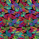 Printed Pattern Heat Transfer Vinyl - Rainbow Mushrooms