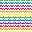 Mini Rainbow Chevron 12" Pattern Heat Transfer Vinyl / Siser Easy Patterns / Printed HTV