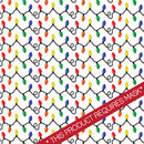 Printed Pattern Heat Transfer Vinyl - Christmas Lights