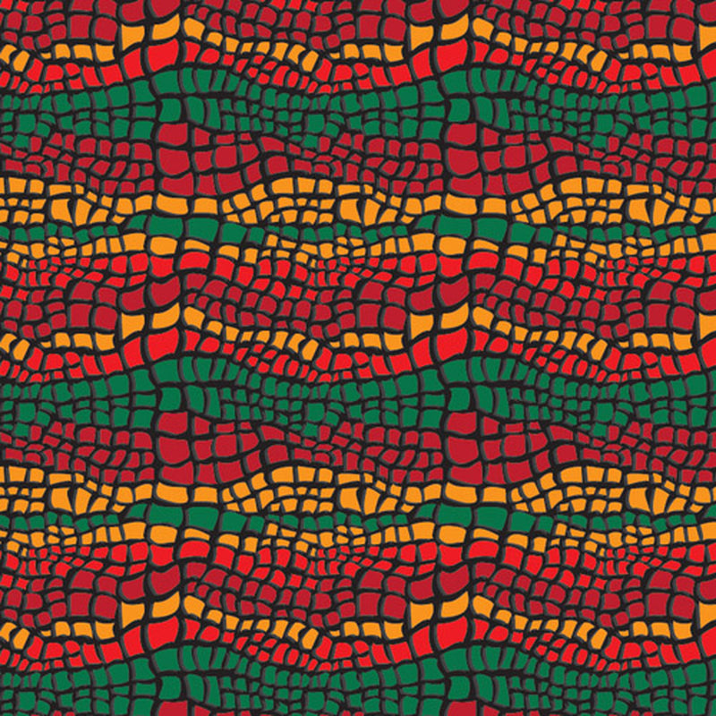 Printed Pattern Heat Transfer Vinyl - African Mosaic