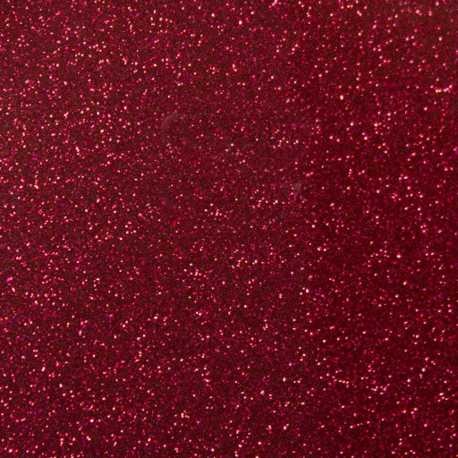 12" Siser Glitter Heat Transfer Vinyl - Cherry