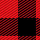 Printed Pattern Heat Transfer Vinyl - Buffalo Plaid Red