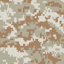 Printed Pattern Heat Transfer Vinyl - Digi Camo Tan