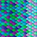 Printed Pattern Heat Transfer Vinyl - Mermaid Scales