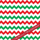 Christmas Chevron 12" Pattern Heat Transfer Vinyl / Siser Easy Patterns / Printed HTV