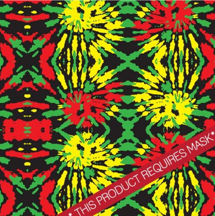 Rasta 12" Pattern Heat Transfer Vinyl / Siser Easy Patterns / Printed HTV