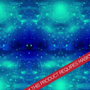 Printed Pattern Heat Transfer Vinyl - Galaxy Blues