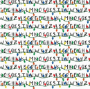 Strange Alphabet 12" Pattern Heat Transfer Vinyl / Siser Easy Patterns / Printed HTV