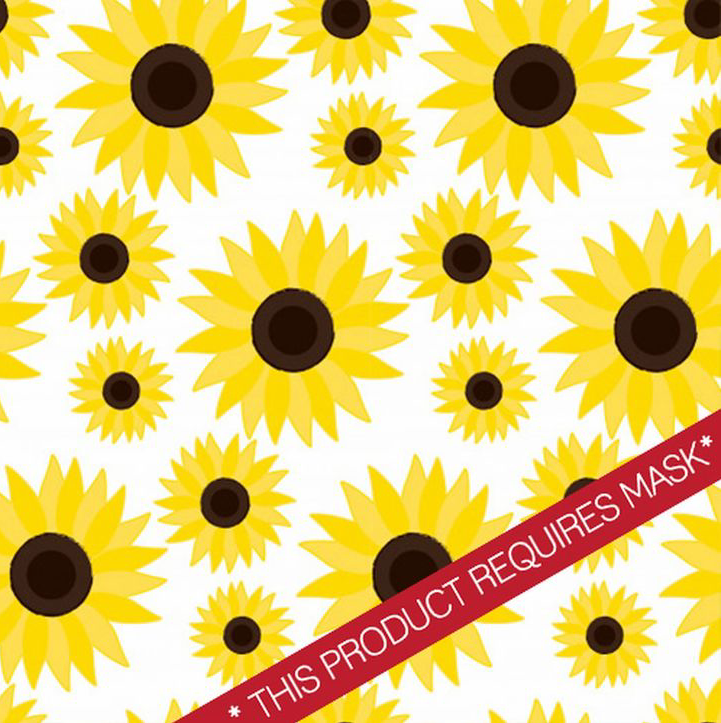 Printed Pattern Heat Transfer Vinyl - Sunflowers