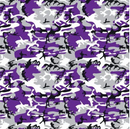 Printed Pattern Heat Transfer Vinyl - Purple & Gray Camo