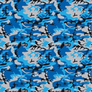 Patterned Heat Transfer Vinyl - Blue Camo Custom