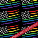 Printed Pattern Heat Transfer Vinyl - Pride Flag