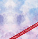 Printed Pattern Heat Transfer Vinyl - Cotton Candy Clouds